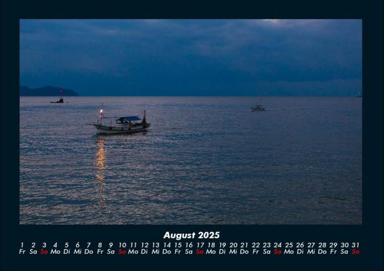 Produktbild: Boote 2025 Fotokalender DIN A4