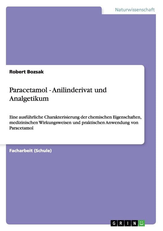 Produktbild: Paracetamol - Anilinderivat und Analgetikum