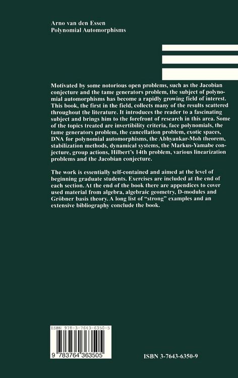 Produktbild: Polynomial Automorphisms