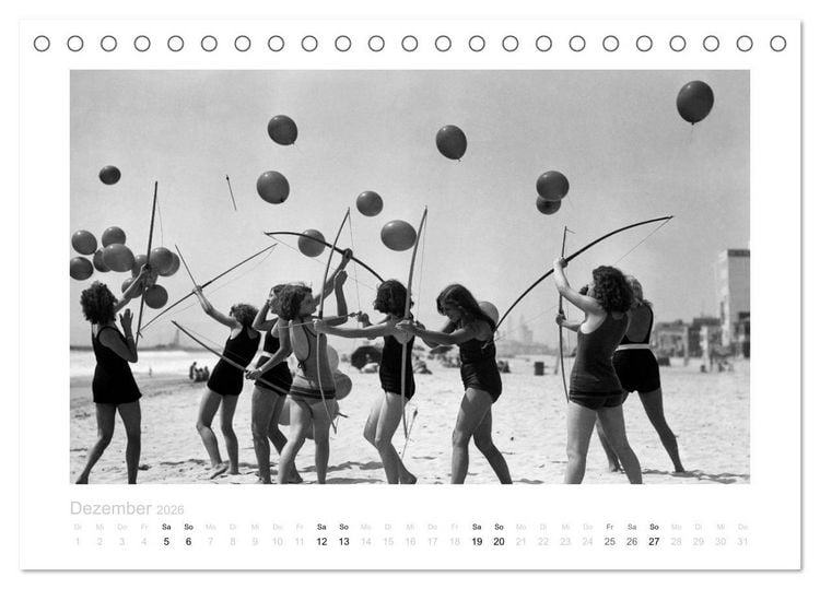 Produktbild: Sommer, Strand und Mode - gen&uuml;&szlig;liche Stunden (Tischkalender 2026 DIN A5 quer), CALVENDO Monatskalender