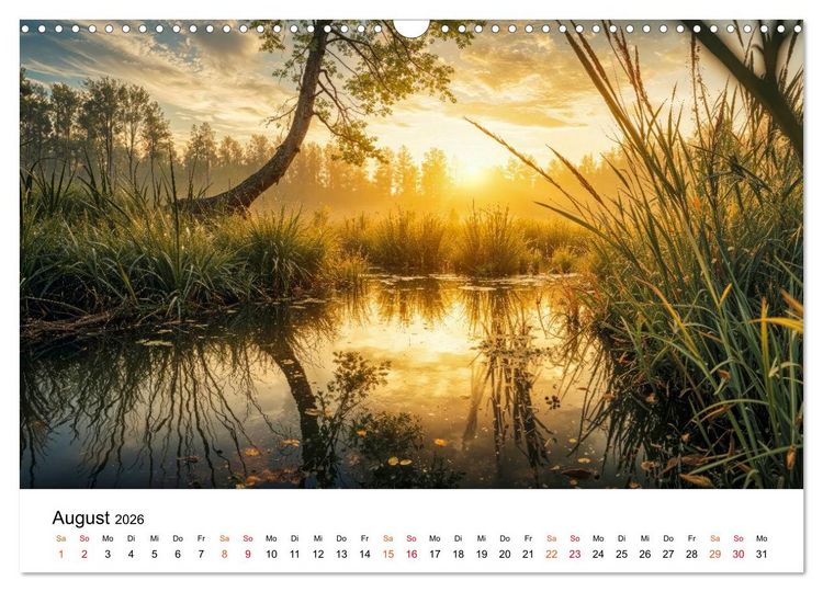 Produktbild: Naturzeit - Ein Jahr im Wandel (Wandkalender 2026 DIN A3 quer), CALVENDO Monatskalender