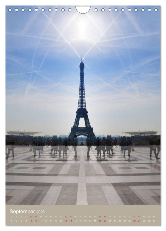 Produktbild: Erlebe mit mir Paris (Wandkalender 2026 DIN A4 hoch), CALVENDO Monatskalender