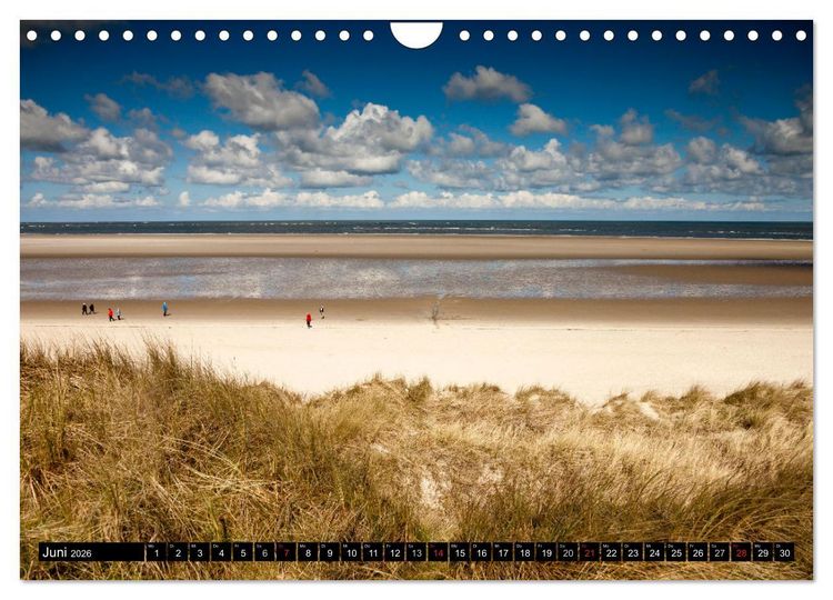 Produktbild: Insel Spiekeroog (Wandkalender 2026 DIN A4 quer), CALVENDO Monatskalender