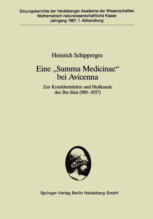 Produktbild: Eine &bdquo;Summa Medicinae&ldquo; bei Avicenna