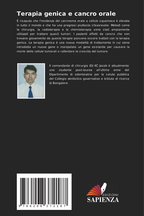 Produktbild: Terapia genica e cancro orale