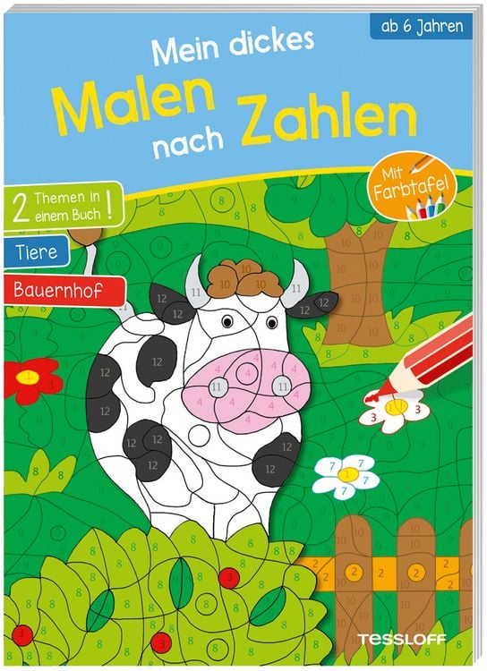 Produktbild: Mein dickes Malen nach Zahlen. Ab 6 Jahren