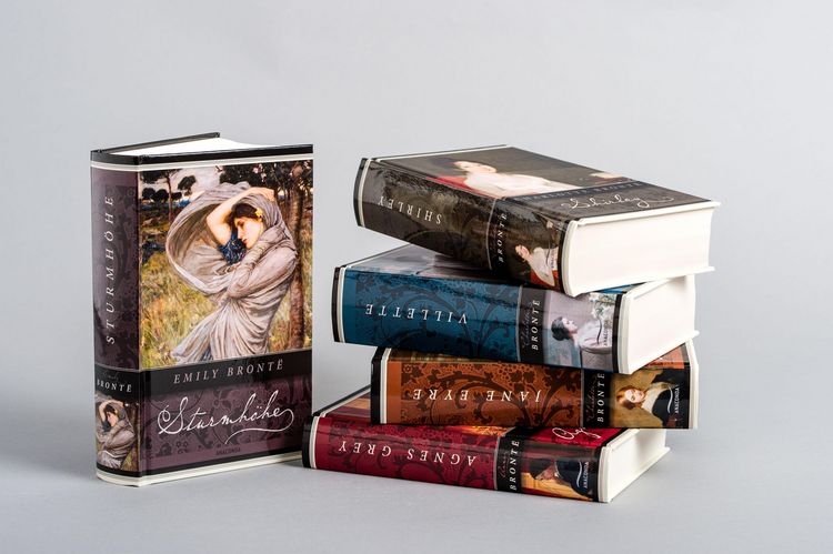 Produktbild: Bront&euml;, Die gro&szlig;en Romane - Agnes Grey - Jane Eyre - Villette - Shirley - Sturmh&ouml;he (5 B&auml;nde im Schuber)