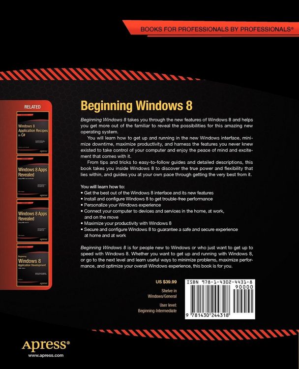 Produktbild: Beginning Windows 8