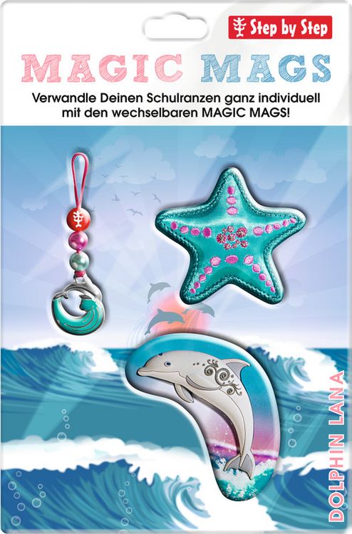 Produktbild: STEP BY STEP&reg; Schulrucksack Zubeh&ouml;rset Magic Mags, Dolphin Lana