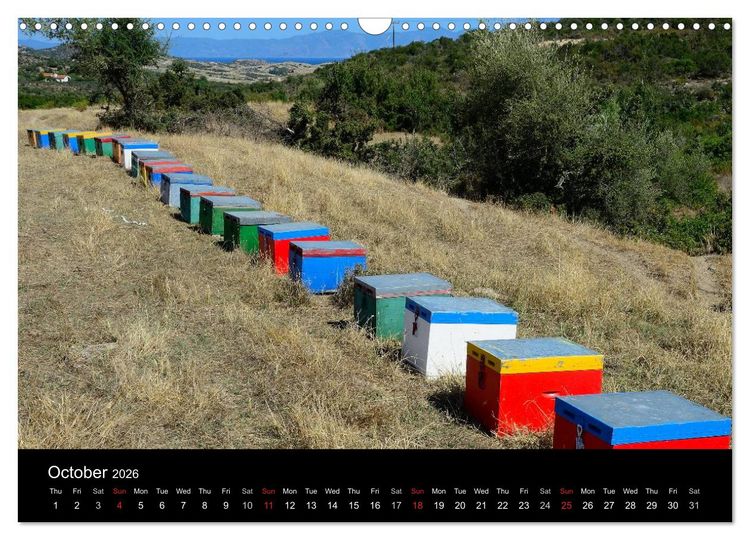 Produktbild: Chalkidiki: Kassandra, Sithonia, Athos (Wall Calendar 2026 DIN A3 landscape), CALVENDO 12 Month Wall Calendar