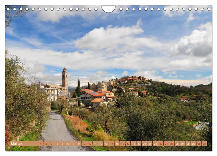 Produktbild: Ligurien f&uuml;r Tr&auml;umer (Wandkalender 2026 DIN A4 quer), CALVENDO Monatskalender