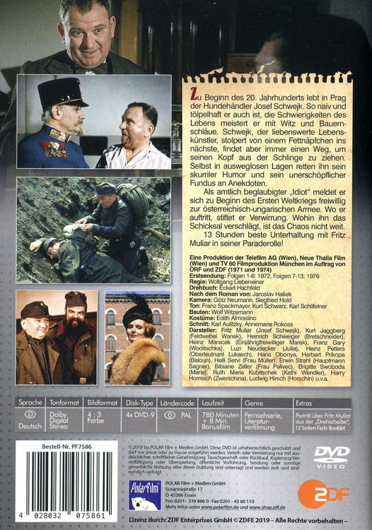 Produktbild: Die Abenteuer des braven Soldaten Schwejk [4 DVDs]