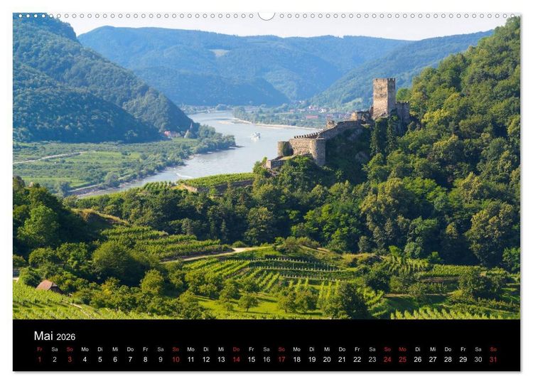 Produktbild: Wachau, Wachau, du Tr&auml;umerin (Wandkalender 2026 DIN A2 quer), CALVENDO Monatskalender