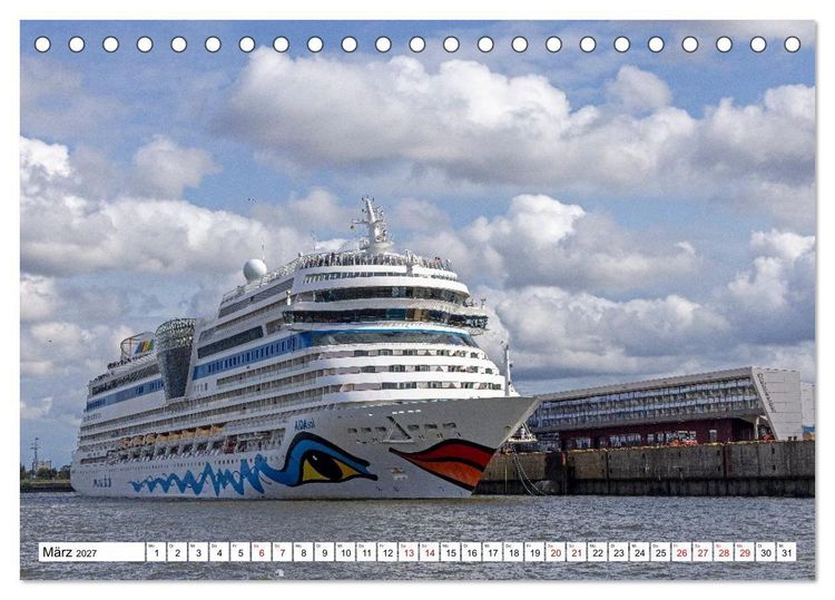 Produktbild: Hamburg - Stadt rund ums Wasser (Tischkalender 2027 DIN A5 quer), CALVENDO Monatskalender