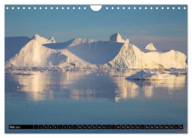 Produktbild: Ilulissat Eisfjord, Gr&ouml;nland. EIS - FORM UND LICHT (Wandkalender 2027 DIN A4 quer), CALVENDO Monatskalender