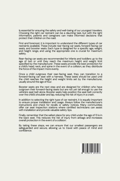 Produktbild: Safeguarding the Smallest Passengers: A Guide to Car Restraints for Children