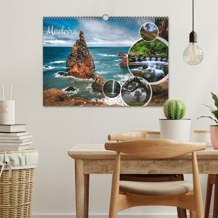 Produktbild: Madeira - Insel der Kontraste (Wandkalender 2027 DIN A3 quer), CALVENDO Monatskalender