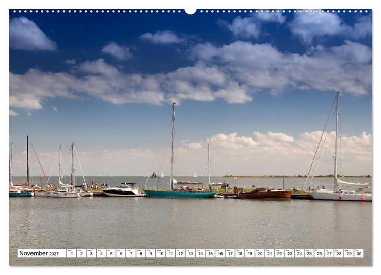 Produktbild: Discover Holland Amsterdam and the Coastal Landscapes of the Netherlands (High Quality Premium Wall Calendar 2027 DIN A2 landscape),CALVENDO 12 Month Wall Calendar