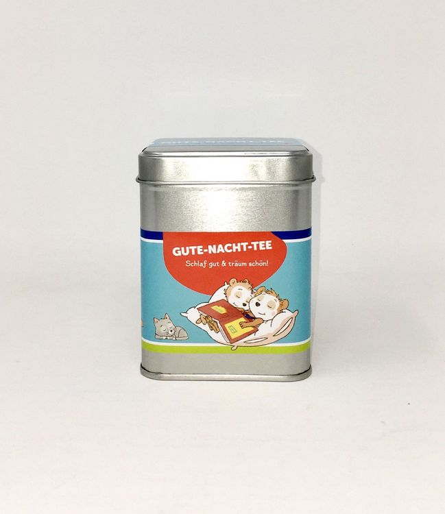 Produktbild: Bobo Siebenschl&auml;fer - Gute-Nacht-Tee: 100g Kr&auml;utertee f&uuml;r Kinder in der Dose
