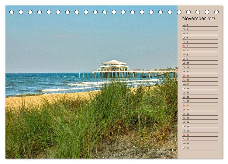 Produktbild: Timmendorfer Strand - Urlaubsimpressionen (Tischkalender 2027 DIN A5 quer), CALVENDO Monatskalender