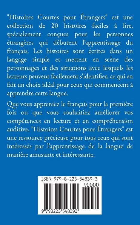 Produktbild: Histoires Courtes pour &Eacute;trangers