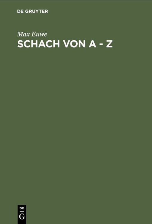 Produktbild: Schach von A - Z