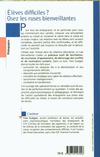 Produktbild: El&egrave;ves difficiles ? : osez les ruses bienveillantes