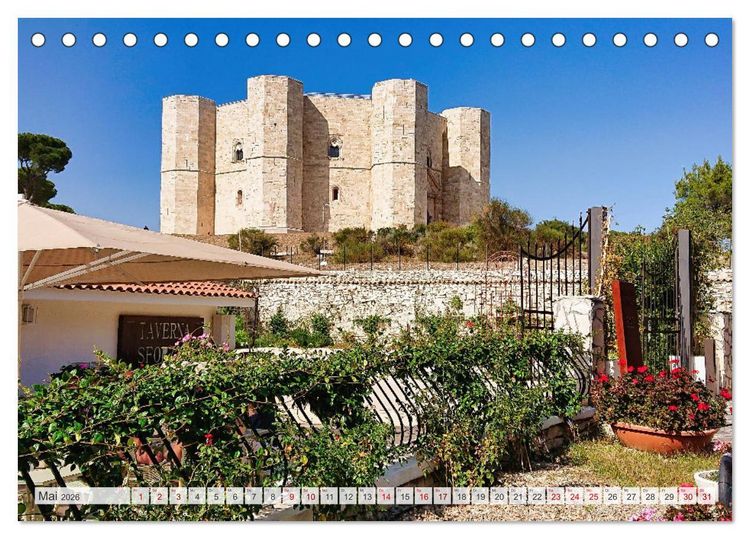 Produktbild: Faszinierendes Apulien (Tischkalender 2026 DIN A5 quer), CALVENDO Monatskalender