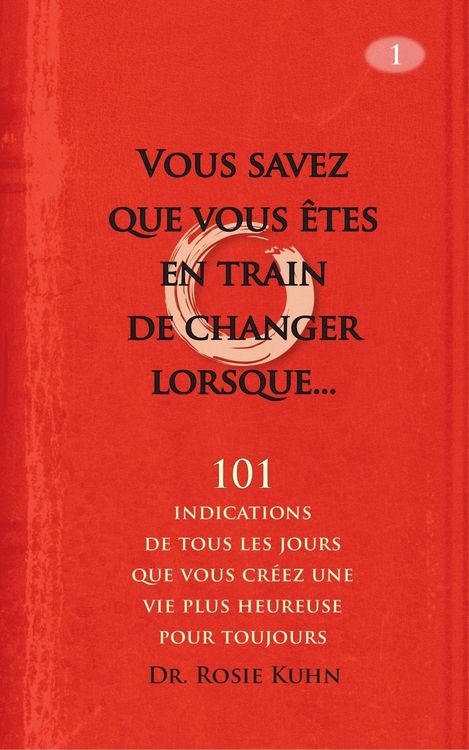 Produktbild: Vous savez que vous &ecirc;tes en train de changer lorsque...
