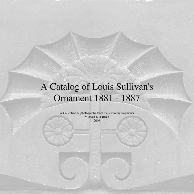 Produktbild: A Catalog of Louis Sullivan's Ornament 1881-1887