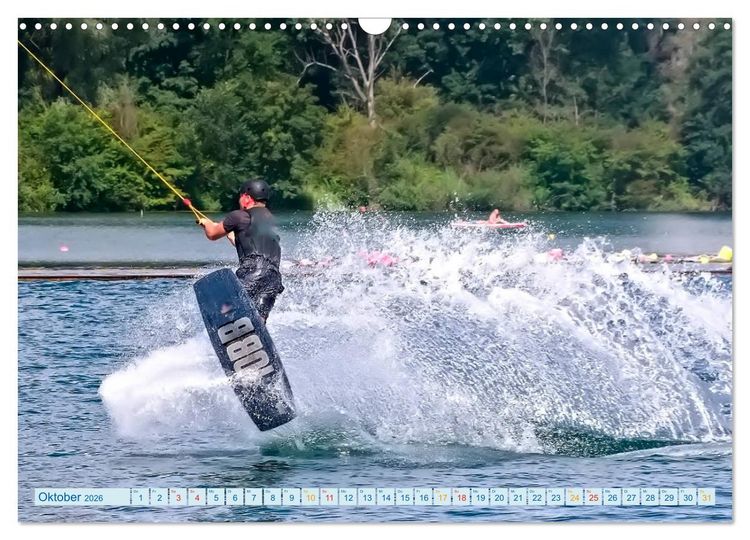 Produktbild: Wakeboarden (Wandkalender 2026 DIN A3 quer), CALVENDO Monatskalender