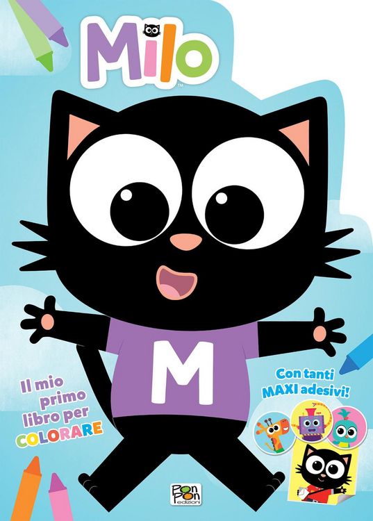 Produktbild: Il mio primo libro per colorare. Milo. Con adesivi