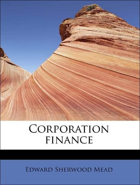 Produktbild: Mead, E: Corporation finance