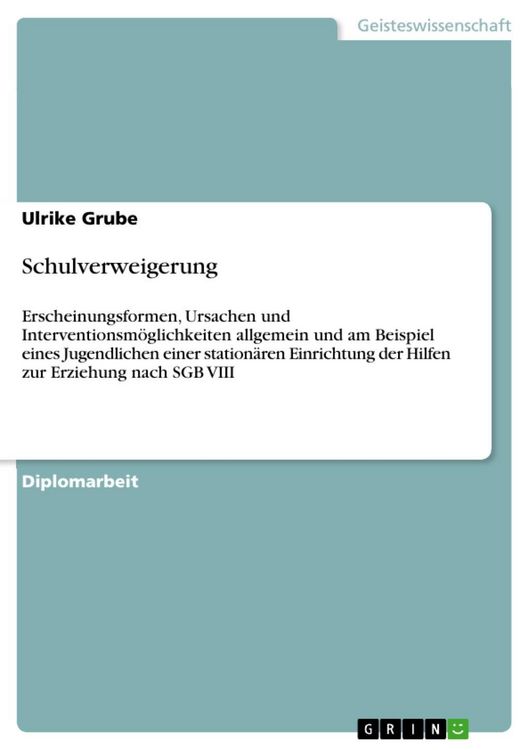 Produktbild: Schulverweigerung