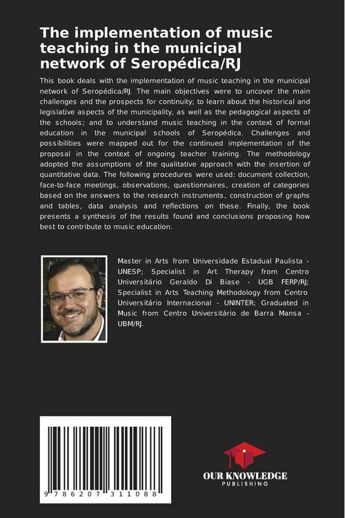 Produktbild: The implementation of music teaching in the municipal network of Serop&eacute;dica/RJ