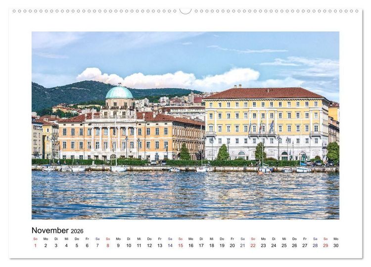 Produktbild: Friaul-Julisch Venetien - Triest (Wandkalender 2026 DIN A2 quer), CALVENDO Monatskalender