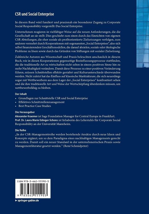 Produktbild: CSR und Social Enterprise