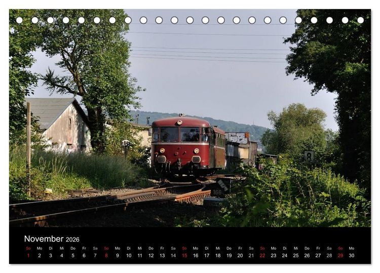 Produktbild: Der Nebenbahnretter (Tischkalender 2026 DIN A5 quer), CALVENDO Monatskalender