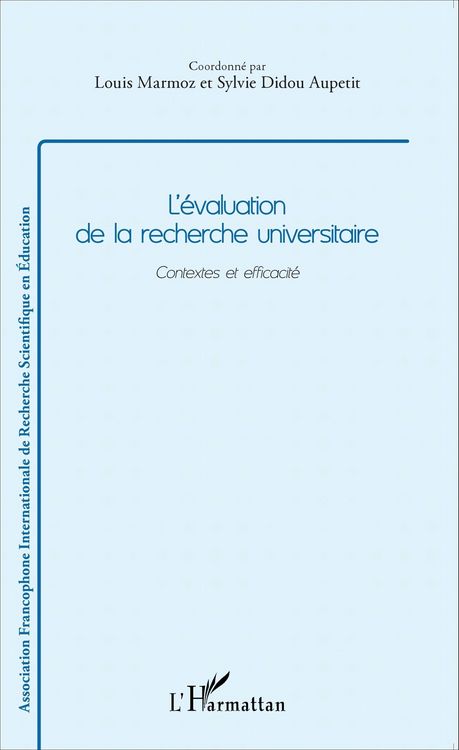 Produktbild: L'evaluation de la recherche universitaire