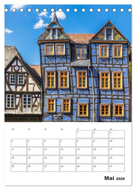Produktbild: Idstein - Fachwerktraum im Herzen des Taunus (Tischkalender 2026 DIN A5 hoch), CALVENDO Monatskalender