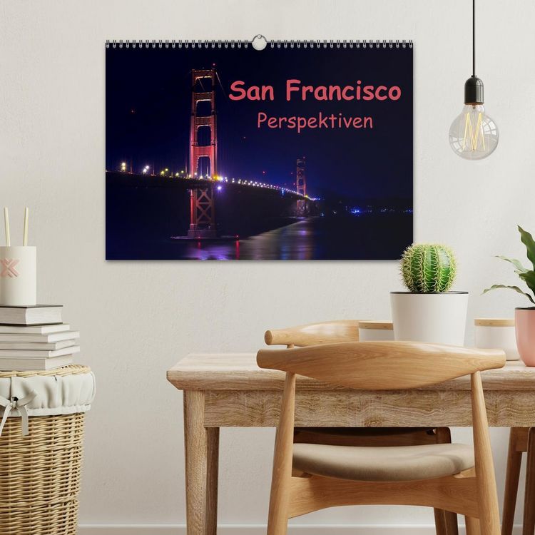 Produktbild: San Francisco Perspektiven (Wandkalender 2026 DIN A3 quer), CALVENDO Monatskalender