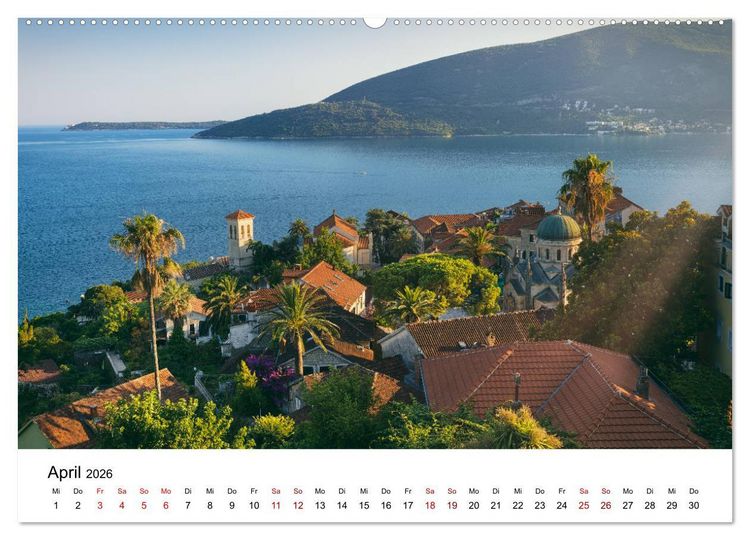 Produktbild: Montenegro - Im Land der schwarzen Berge (hochwertiger Premium Wandkalender 2026 DIN A2 quer), Kunstdruck in Hochglanz