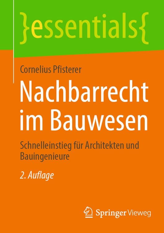 Bild vom Artikel Nachbarrecht im Bauwesen vom Autor Cornelius Pfisterer