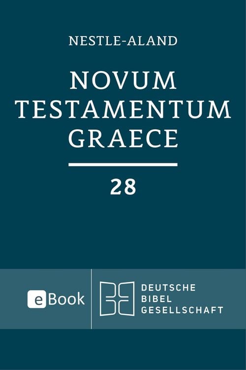 Produktbild: Novum Testamentum Graece (Nestle-Aland)