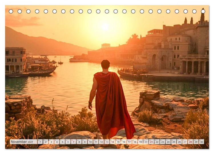 Produktbild: Perseus und Medusa (Tischkalender 2027 DIN A5 quer), CALVENDO Monatskalender