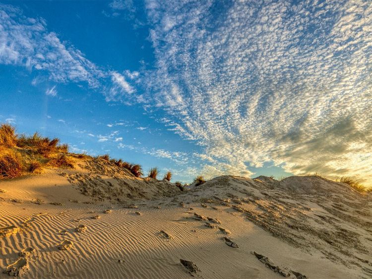 Produktbild: CALVENDO Puzzle Nordseehimmel in Bewegung | 1000 Teile Lege-Gr&ouml;&szlig;e 64x48cm Foto-Puzzle f&uuml;r gl&uuml;ckliche Stunden
