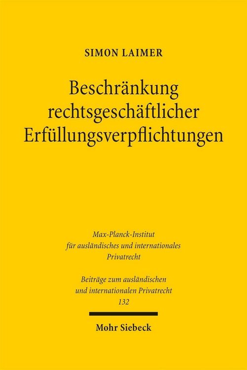 Produktbild: Beschr&auml;nkung rechtsgesch&auml;ftlicher Erf&uuml;llungsverpflichtungen