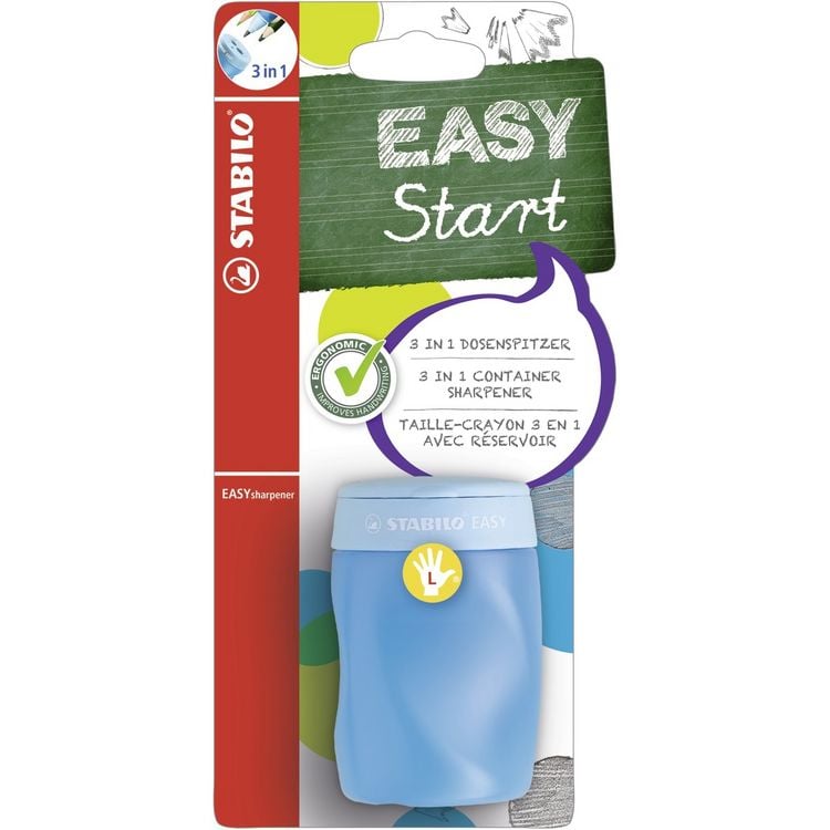 Produktbild: STABILO Spitzdose EASYsharpener 3in1 LH blau Blister