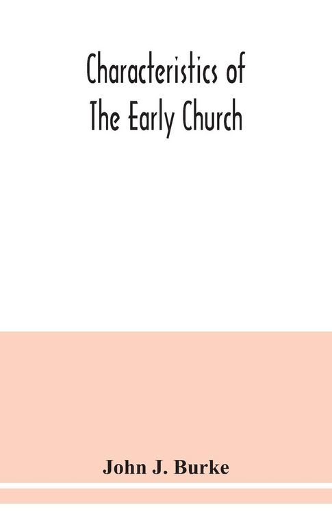 Produktbild: Characteristics of the early church