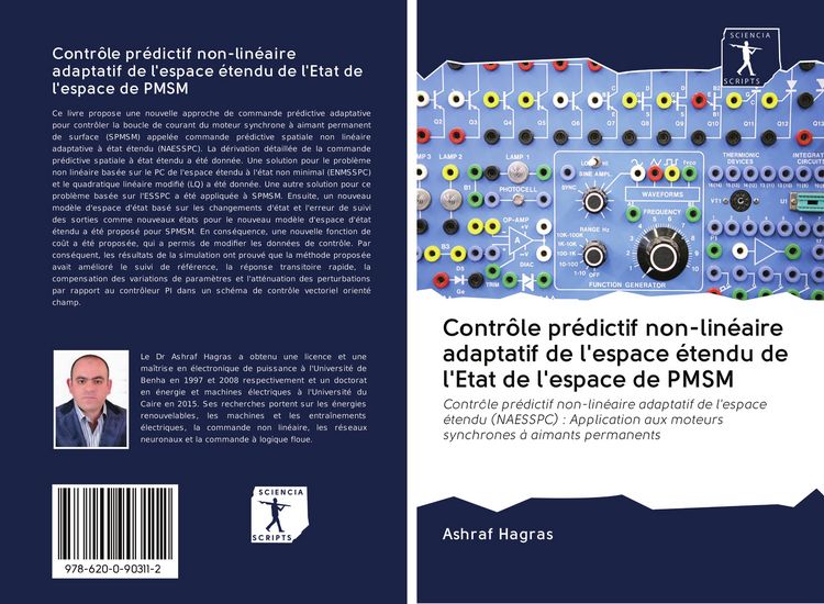 Produktbild: Contr&ocirc;le pr&eacute;dictif non-lin&eacute;aire adaptatif de l'espace &eacute;tendu de l'Etat de l'espace de PMSM